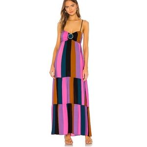 Show Me Your Mumu Juniper Maxi in Mezcal Stripe XS